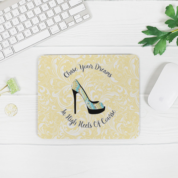 High Heels Rectangular Mouse Pad - LIFESTYLE 2