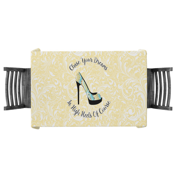Custom High Heels Tablecloth - 58"x58"