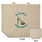 High Heels Reusable Cotton Grocery Bag - Front & Back View