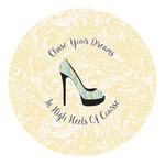 High Heels Round Decal