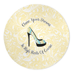 High Heels 5' Round Indoor Area Rug