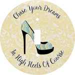 High Heels Round Light Switch Cover