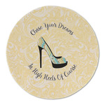 High Heels Round Linen Placemat