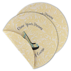 High Heels Round Linen Placemat - Double Sided