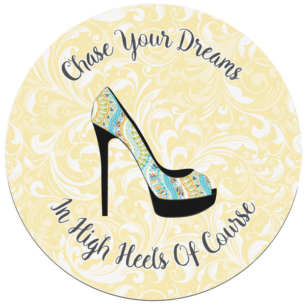 High Heels Round Mousepad - APPROVAL