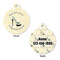High Heels Round Pet ID Tag - Large - Approval