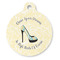 High Heels Round Pet ID Tag - Large - Front