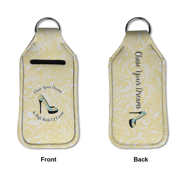 High Heels Sanitizer Holder Keychain - Large APPROVAL (Flat)