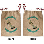 High Heels Santa Sack - Front & Back