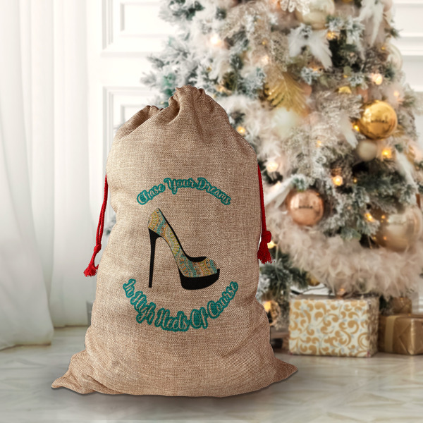 High Heels Santa Bag - Lifestyle