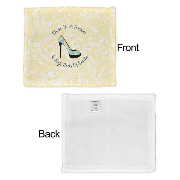 High Heels Security Blanket - Front & White Back View