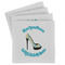 High Heels Set of 4 Sandstone Coasters - Front View