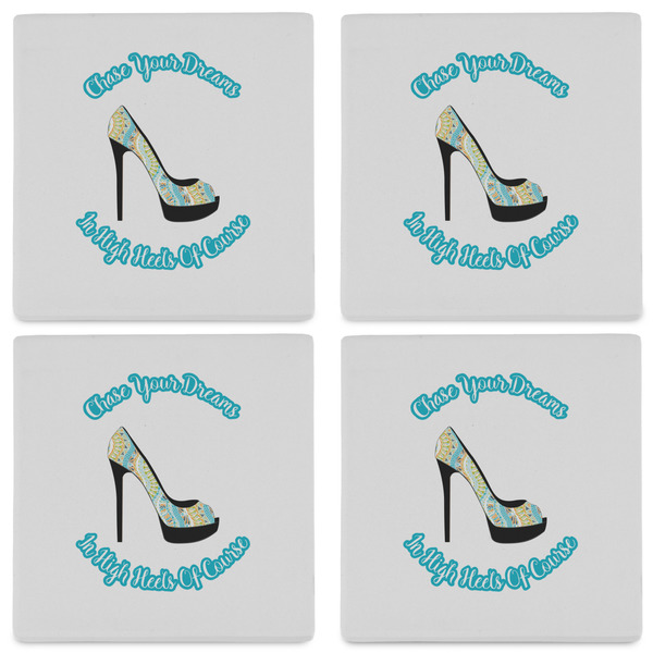 High Heels Set of 4 Sandstone Coasters - See All 4 View