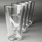 High Heels Set of Four Engraved Pint Glasses - Set View