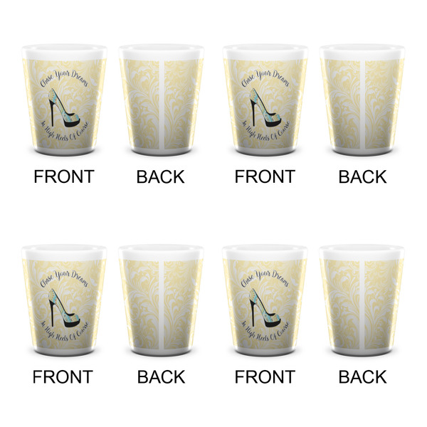 High Heels Shot Glass - White - Set of 4 - APPROVAL