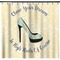 High Heels Shower Curtain (Personalized) (Non-Approval)