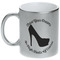 High Heels Metallic Silver Mug