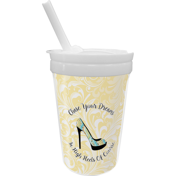 Custom High Heels Sippy Cup with Straw