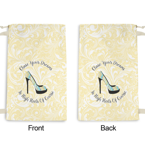 High Heels Small Laundry Bag - Front & Back View
