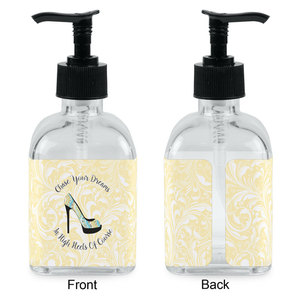 High Heels Glass Soap/Lotion Dispenser - Approval