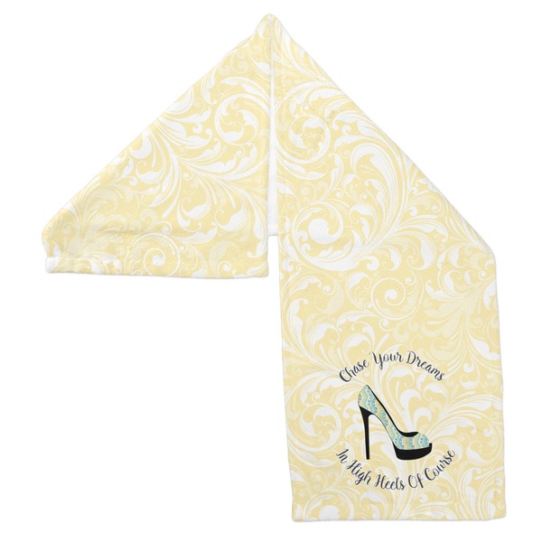 High Heels Sports Towel Folded - Both Sides Showing