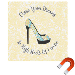 High Heels Square Car Magnet - 6"