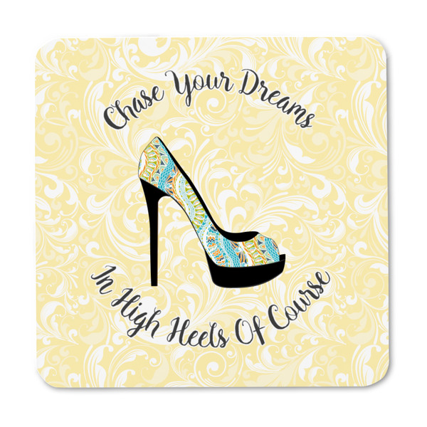 High Heels Square Fridge Magnet - FRONT
