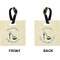 High Heels Square Luggage Tag (Front + Back)