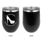 High Heels Stainless Wine Tumblers - Black - Single Sided - Approval