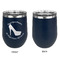 High Heels Stainless Wine Tumblers - Navy - Single Sided - Approval