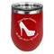High Heels Stainless Wine Tumblers - Red - Single Sided - Front