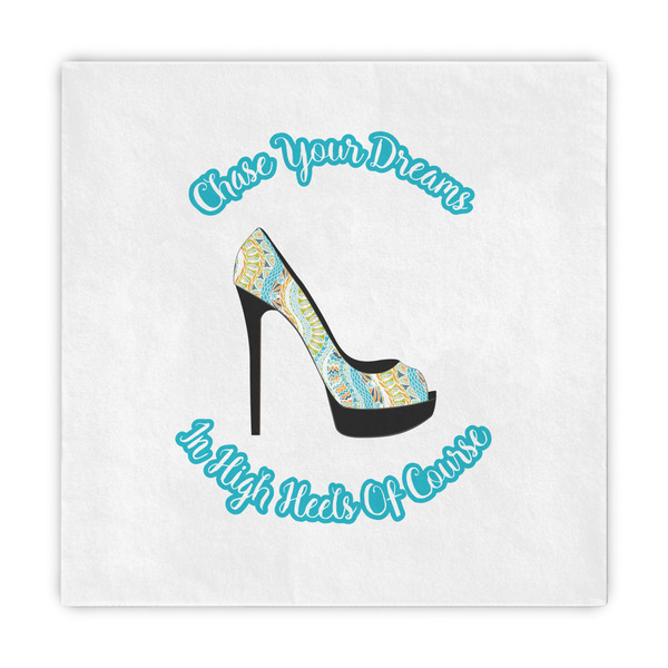 Custom High Heels Standard Decorative Napkins