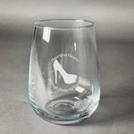 High Heels Stemless Wine Glass - Engraved