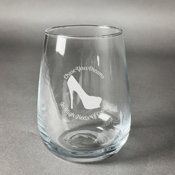 High Heels Stemless Wine Glass - Engraved