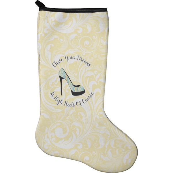 Custom High Heels Holiday Stocking - Single-Sided - Neoprene