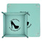 High Heels Teal Faux Leather Valet Trays - PARENT MAIN