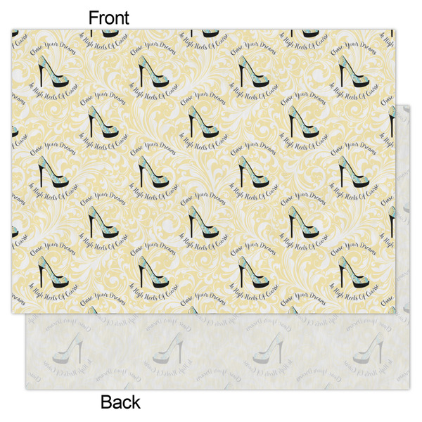 High Heels Tissue Paper - Lightweight - Large - Front & Back