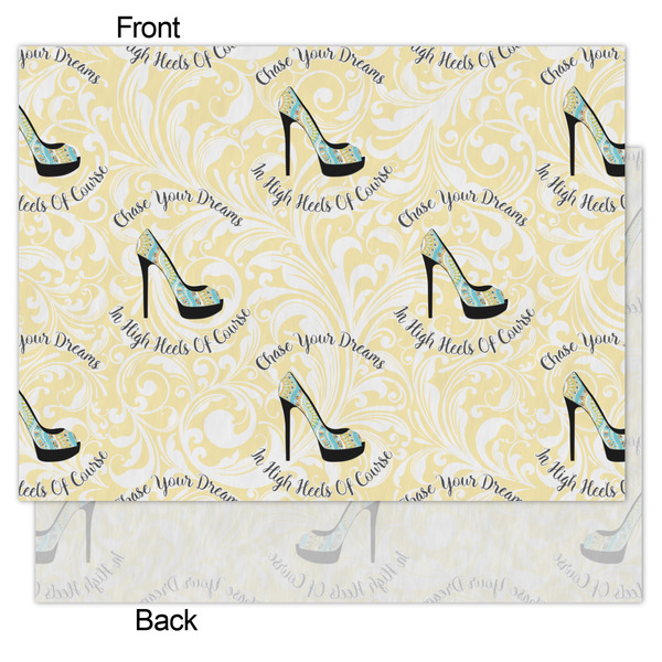 High Heels Tissue Paper - Lightweight - Medium - Front & Back