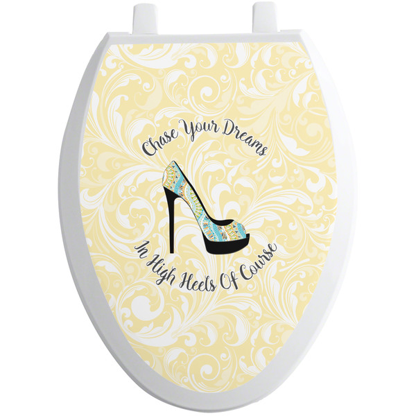 High Heels Toilet Seat Decal Elongated