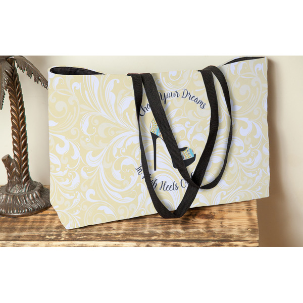 High Heels Tote w/Black Handles - Lifestyle View