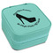 High Heels Travel Jewelry Box - Teal Leather