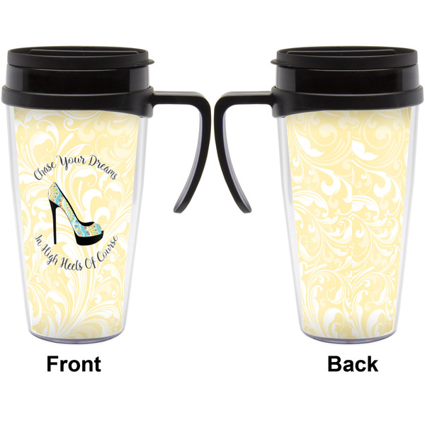 High Heels Travel Mug with Black Handle - Approval