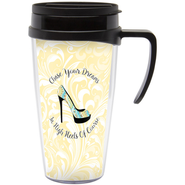 Custom High Heels Acrylic Travel Mug with Handle