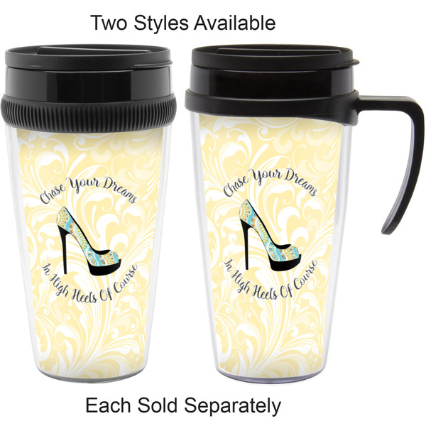High Heels Travel Mugs - with & without Handle