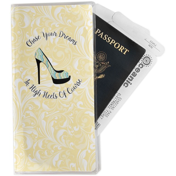 Custom High Heels Travel Document Holder