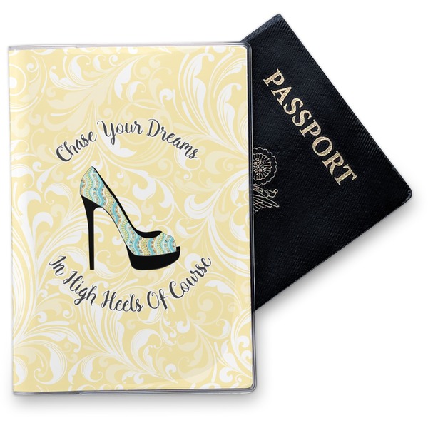 Custom High Heels Vinyl Passport Holder