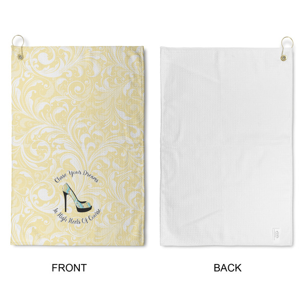 High Heels Waffle Weave Golf Towel - Approval