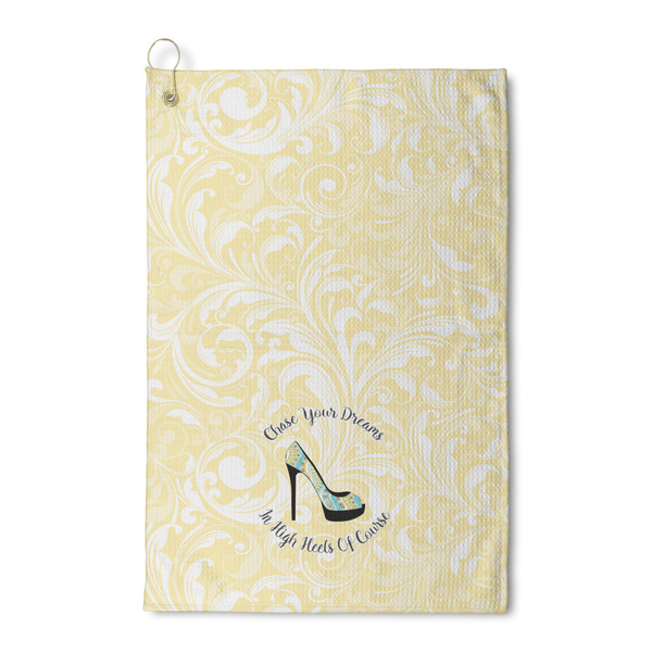 Custom High Heels Waffle Weave Golf Towel