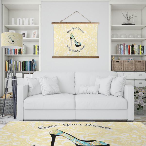 High Heels Wall Hanging Tapestry - IN CONTEXT
