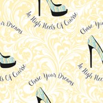 High Heels Wallpaper & Surface Covering (Water Activated 24"x 24" Sample)